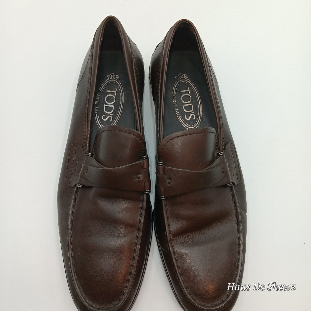 Tods Mens Brown Driving Moc size 7